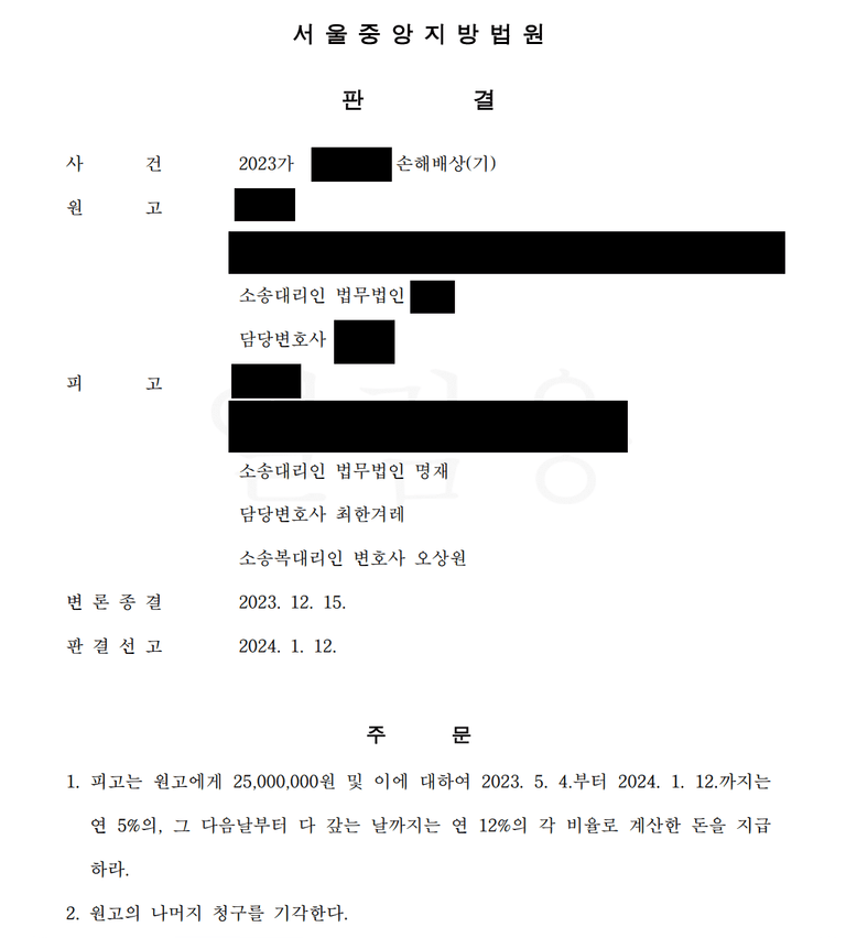 부정행위(불륜) 손해배상 소송과 법적 조력